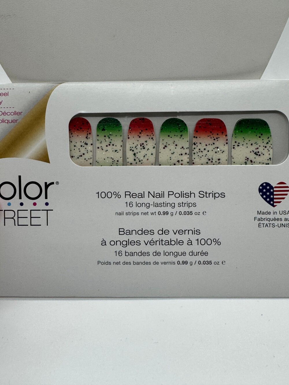 Color Street Make Spirits Bright 16 Nail Polish Strips